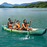 Canoë Gonflable 3 Places Aquamarina Ripple 370 2-3 Personnes Kayak 12.2