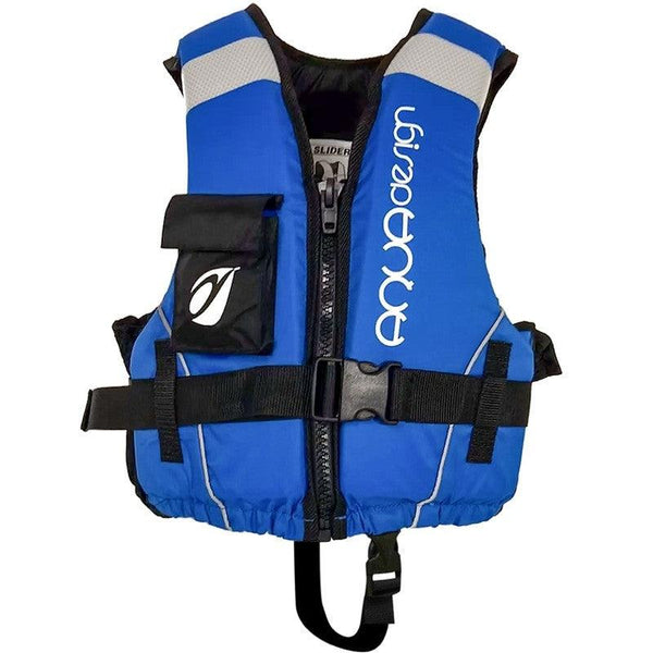 Gilet de sauvetage flottaison Kayak Aquadesign SLIDER BLEU + Poche 35N