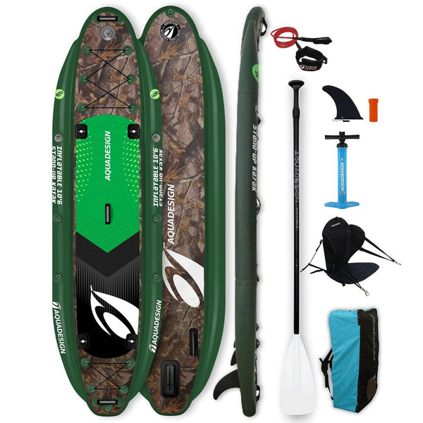 Aquadesign S.U.K FOREST 10.6 Kayak Peche Stand Up Paddle Gonflable-Stand Up Paddle Gonflable-AQUADESIGN