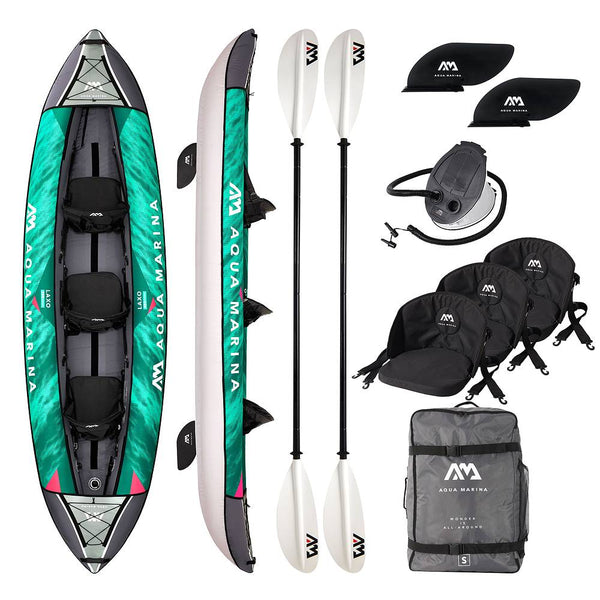Kayak Gonflable Aqua Marina Laxo 380 3 personnes 12.6