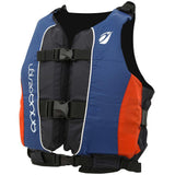 Gilet Aquadesign TWIST CLUB Bleu Rouge Mousse PE Canoe-Kayak-Voile-Sup-Gilet-AQUADESIGN