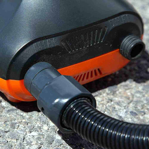 BURNNOVE Pompe à Air électrique SUP 20PSI Source de Charge de Voiture DC12V  Avec Fonction de Gonflage et de Collecte D'air Convient Aux Planches à  Pagaie SUP, Bateaux à Moteur, Tentes Gonflables 