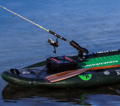 Support Canne à Pêche Aquadesign Porte Canne Simple à coller Bateau Kayak  Sup Paddle